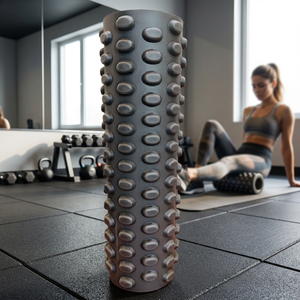 Rouleau d'exercice musculaire pour yoga, outil de massage ferme et durable, respectueux de l'environnement, 18 pouces - Product Image 1