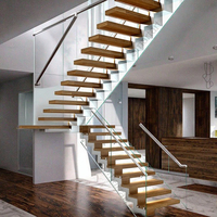 Cree — escalier intelligent flottant pour escaliers personnalisé, pièces d'escalier droits