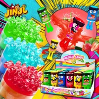 Bonbons liquides fourrés à la confiture aux saveurs de fruits mélangés, certifiés EN71, tendance TikTok, en plastique, halal, parfaites pour les enfants, vente en gros