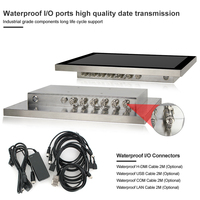 PC Industrial de Panel Táctil Integrado de 17 Pulgadas, Acero Inoxidable, Totalmente Cerrado, Montaje en Pared, IP66 Impermeable, Sin Ventilador
