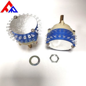 Nuevo Interruptor Rotatorio y de Posición Personalizado de Metal, Eje Plano de 6mm de Diámetro, Forma de 29mm, 2 Polos, Multicapa, 24 Bits - Product Image 4