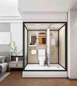 Módulo de Baño Prefabricado, Cuarto de Ducha Integrado, Baño Modular Todo en Uno, Conjunto de Lavabo, Inodoro y Ducha - Product Image 6