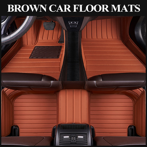 Tapis de sol de voiture en cuir 5D de qualité supérieure, épaisseur 5 mm, pour <span class=keywords><strong>Civic</strong></span> CR-V Accord, imperméables, toutes saisons, ensemble de 4 pièces, ajustement personnalisé, service OEM - Product Image 6