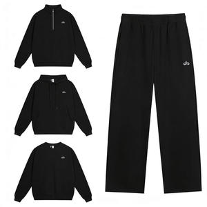 <span class=keywords><strong>Sweat</strong></span> à <span class=keywords><strong>capuche</strong></span> surdimensionné pour homme, style Aol0 personnalisé, en coton, avec broderie et couleur unie - Product Image 4
