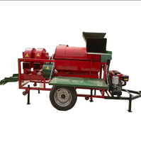 Machine à battre agricole commerciale multi-cultures pour arachides, céréales, maïs, blé et riz, à vendre
