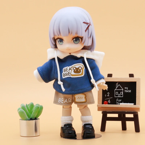 Nuovi vestiti OB11 modello orso felpa con cappuccio pantaloncini Set decorazione Molly, GSC Body, 1/12bjd vestiti per bambole abbigliamento giocattolo - Product Image 3