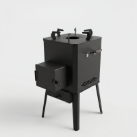 Estufa de Leña sin Humo con Apertura Lateral de Material Metálico Personalizada, con Certificación CE y RoHS, para Acampar al Aire Libre y Calefacción del Hogar