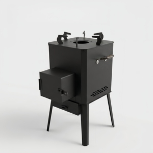 Stufa a Legna <span class=keywords><strong>Senza</strong></span> Fumo con Apertura Laterale in Metallo Personalizzata, Certificata CE RoHS per Campeggio e Riscaldamento Domestico - Product Image 1
