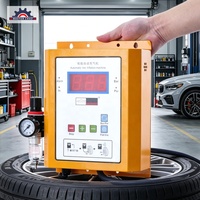 Gonfleur de pneus mural entièrement automatique DX avec manomètre numérique 220V en métal CE 8Psi pour les ateliers de service automobile et de MPV