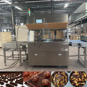 チョコレートコーティング機LST工業用チョコレートケーキエンロービング機