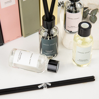 Diffuseur de parfum 30ML pour salle de bain, bâtonnets d'huile parfumée, désodorisant, aromathérapie avec senteurs personnalisées