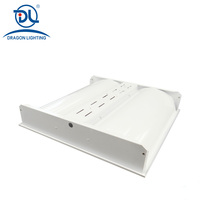 Plafonnier LED indirect 60x60 pour éclairage commercial intérieur, luminaire LED indirect doux pour bâtiment commercial