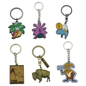 Venta al por mayor de aleación de zinc hierro 2D/3D esmalte suave duro llavero personalizado Logo llaveros recuerdo carta <span class=keywords><strong>Metal</strong></span> llaveros personalizados - Product Image 5