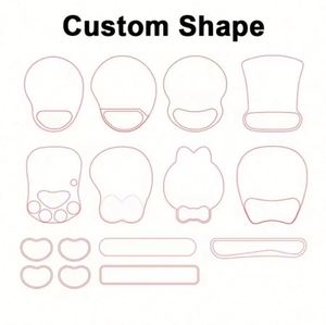 ของขวัญส่งเสริมการขายขายส่งพร้อมพิมพ์โลโก้ตามสั่ง แผ่นรองเมาส์พร้อมที่รองข้อมือ - Product Image 5