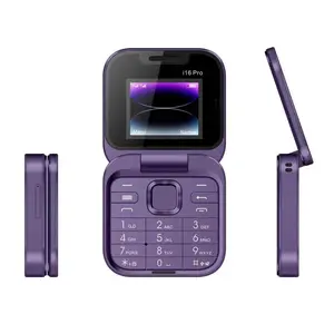 I16 प्रो डुअल सिम गैर-स्मार्टफोन i16 फ्लिप फोन बटन बुजुर्ग 2जी मोबाइल फोन F15 मिनी फ्लिप मोबाइल फोन