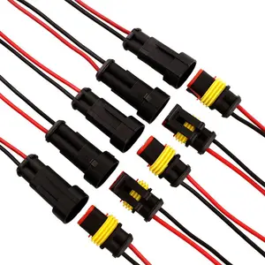 High quality waterproof male and female wiring harness used for TE connector original brand component