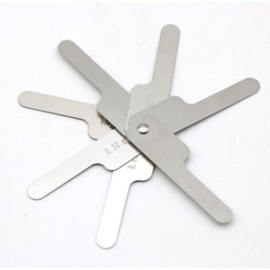 Règle de mesure interproximale dentaire Dt 0,20 0,30 mm, plaque orthodontique pour l'élimination de l'émail proximal pour le redressement dentaire - Product Image 1
