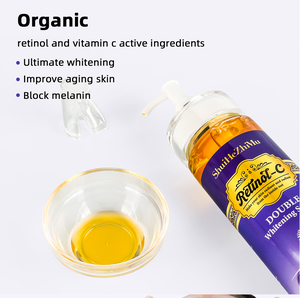 Coffret Soin Visage Anti-Âge au Rétinol et Vitamine C Hydratant, Éclaircissant et Anti-Taches Noires pour Femmes Noires - Product Image 4