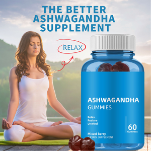 Gomitas Veganas de Ashwagandha Ksm66, Productos Personalizados para la Salud del Sueño, Diseño Único de Fábrica JH, Otros Suplementos para el Cuidado de la Salud - Product Image 4