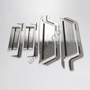 WZXD Car <b>Door</b> Sill Cover Plates LED <b>Light</b> Stainless Steel for MAJESTRY - Product Image 5