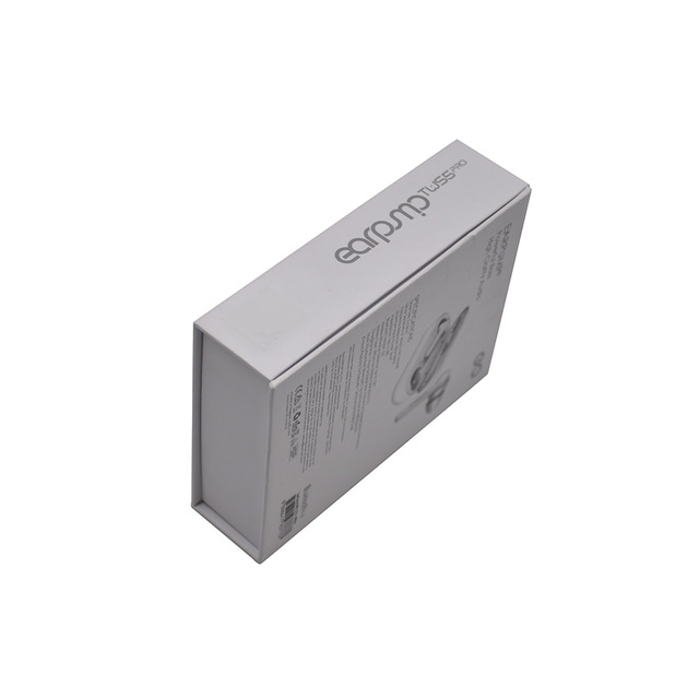 Wholesale Custom High Quality Headset Earphone Electronics Packaging Carton Color Box with Hook Custom Paper Box