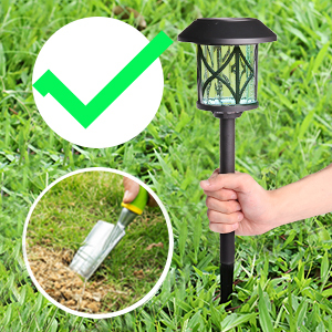 Sıcak satış toptan rekabetçi iyi fiyat dışında dekoratif lamba bahçe Driveway enerji bahis sokak açık güneş çim ışığı - Product Image 6