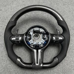 Volant en fibre de carbone compatible avec <span class=keywords><strong>BMW</strong></span> F30 F20 F10 F34 F35 F32 F33 F36 F36 F80 E90 E70 <span class=keywords><strong>E80</strong></span> E60 X1 X3 X4 X5 X6 <span class=keywords><strong>M3</strong></span> M4 M5 M6 - Product Image 6