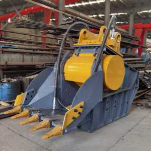 Benna idraulica frantumatrice per escavatori. Dopo essere stati frantumati, i blocchi di cemento possono essere riciclati e riutilizzati direttamente. - Product Image 4