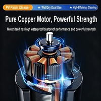 SUJIN Robot Pembersih Panel Surya Ringan dari Baja Tahan Karat & PVC Bertenaga Baterai Lithium untuk Pembersihan Kering/Basah Tidak Meninggalkan Noda
