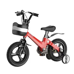 Bicicleta de aleación de magnesio para niños de 2 a 4 años, bici de 12 pulgadas con una rueda