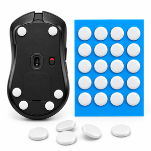 Patines de Ratón 100% PTFE Puro Compatibles con <span class=keywords><strong>Razer</strong></span> <span class=keywords><strong>Basilisk</strong></span> V3 y Tiger Ice <span class=keywords><strong>V2</strong></span> con Grosor de 0.8mm para Deslizamiento Suave en Superficies de Vidrio - Product Image 1