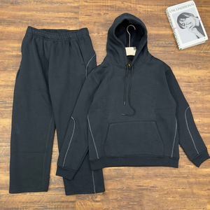 Ensemble de survêtement en molleton <span class=keywords><strong>NOCA</strong></span> Tech pour homme, personnalisable OEM/ODM (logo, couleur, taille), qualité supérieure, 2 pièces (hoodie et pantalon de jogging) - Product Image 2