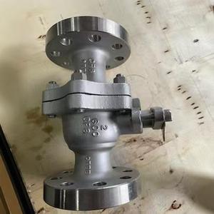 Válvula de Bola Americana Estándar de Acero Inoxidable con Sello Suave y Brida Alta Q41F-64P 304 316L DN50-DN100, Estructura de Dos Piezas - Product Image 3