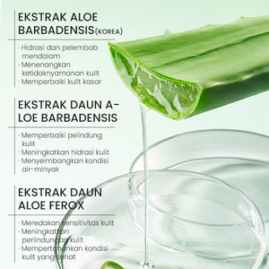 KORMESIC Gel Facial de Aloe Vera Hidratante con Esencia 99% Natural, 300g, Certificado por Bpom, Hidratación Profunda, Alivia las Molestias, Venta al Por Mayor - Product Image 4