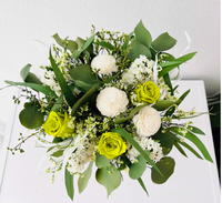 Vente en gros de roses vertes immortelles conservées Bouquet de fleurs séchées pour la mariée, le mariage et la Saint-Valentin Bouquet de Noël