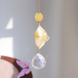 Wholesale High Quality Natural Suncatcher <b>Crystal</b> Sun Catcher Home Decor Healing <b>Crystal</b> <b>Raw</b> <b>Crystal</b> Hanging - Product Image 6