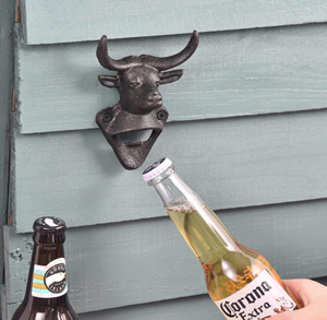 Ouvre-bouteille mural en acier inoxydable avec attrape-éclats magnétique pour la maison, le bar et la cuisine - Product Image 6