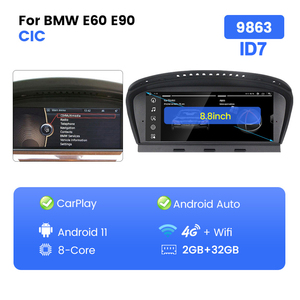 MEKEDE – <span class=keywords><strong>autoradio</strong></span> Carplay, lecteur vidéo pour <span class=keywords><strong>BMW</strong></span> série 5, E60, E61, <span class=keywords><strong>E63</strong></span>, E64, série 3, E90, E91, E92, 4G LTE, android 12 - Product Image 6
