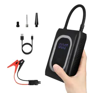 12000Mah High Capacity 12V 1000A Portable Electric Tire Inflator Car Jump Starter for Boosting Car Engine Portable Tire Inflator