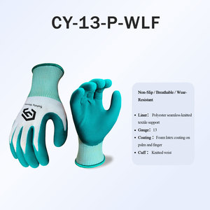 <span class=keywords><strong>Gants</strong></span> de travail en mousse de latex CY 50g par paire, certifiés CE, antidérapants, résistants aux déchirures, <span class=keywords><strong>gants</strong></span> de sécurité pour la construction - Product Image 2