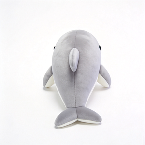 Vente directe du fabricant, peluche de <span class=keywords><strong>dauphin</strong></span> gris douce et moelleuse, jouet en peluche d'animal marin, poupée de confort pour enfants, peluche personnalisée - Product Image 5