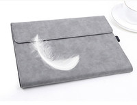 Vente en gros de housses à rabat en cuir de mouton PU tendance HUANLONG pour Microsoft Surface Book Pro 3/4/5/6 & GO