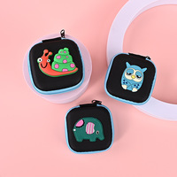 Boîte de rangement EVA mignonne de style anime, étui pour écouteurs, câble de données, organisateur de disque dur portable, boîte d'emballage pour appareils numériques
