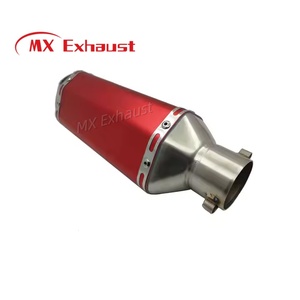 Offre Spéciale silencieux de moto d'entrée en fibre de carbone en acier inoxydable coloré de 1.5 ''-2" avec <span class=keywords><strong>DB</strong></span> <span class=keywords><strong>Killer</strong></span> <span class=keywords><strong>amovible</strong></span> pour moto de rue - Product Image 2