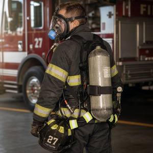 Appareil respiratoire autonome portable <span class=keywords><strong>Scott</strong></span> Drager SCBA à déploiement rapide avec masque facial complet pour équipe de sauvetage - Product Image 1