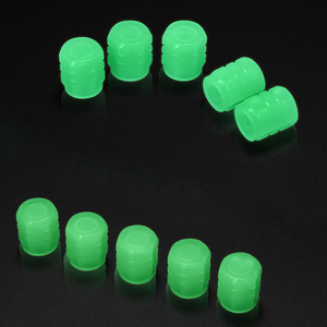 PUERXIN Capuchon de <span class=keywords><strong>valve</strong></span> de pneu universel pour moto et <span class=keywords><strong>voiture</strong></span>, <span class=keywords><strong>lumineux</strong></span> et autoluminescent - Product Image 5