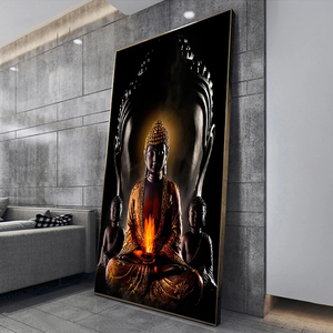 Buddhism <strong>Canvas</strong> Print Art Pictures Posters God <strong>Buddha</strong> Wall Art <strong>Paintings</strong> Home Decor - Product Image 3
