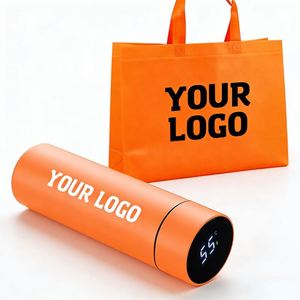 Wholesale Logo 500Ml <b>Bottles</b> for Business Promo Gift Smart <b>Water</b> <b>Bottle</b> With Temperature Display Custom Promotional Gifts - Product Image 1