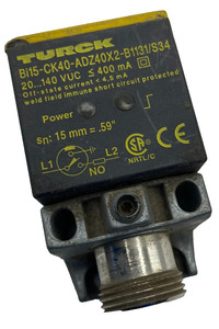TURCK Bi15-CK40-ADZ40X2-B1131/S34 Näherungssensor 20...140 <span class=keywords><strong>VUC</strong></span>, 15 mm = 0,59 Zoll PLC - Product Image 6