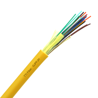 Penggunaan optik FTTH aplikasi dalam ruangan Cable 1 Core 2 Core 4 Core kabel Drop serat optik